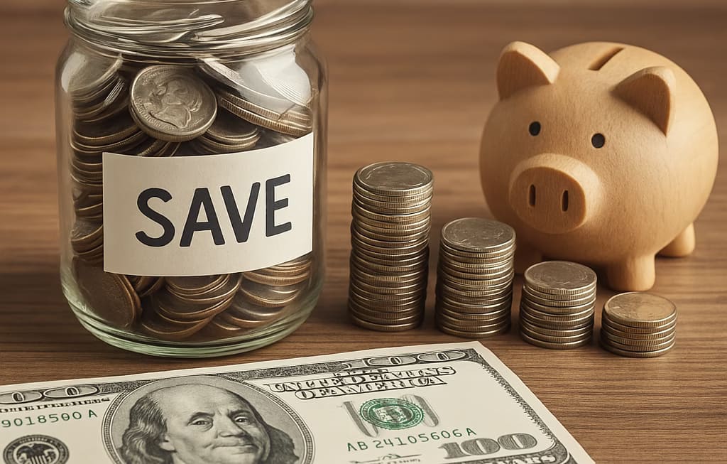 how to save money every month