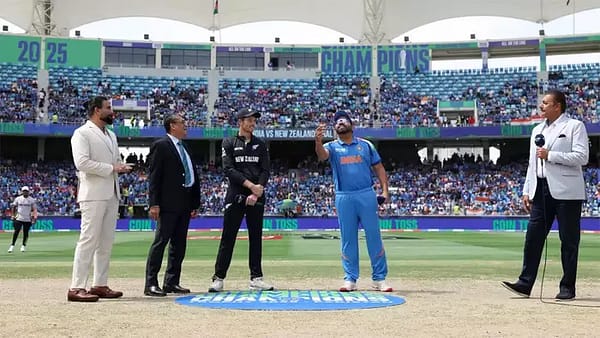 India vs New Zealand Live Score, ICC Champions Trophy 2025 Final: New Zealand Win Toss, Opt to Bat